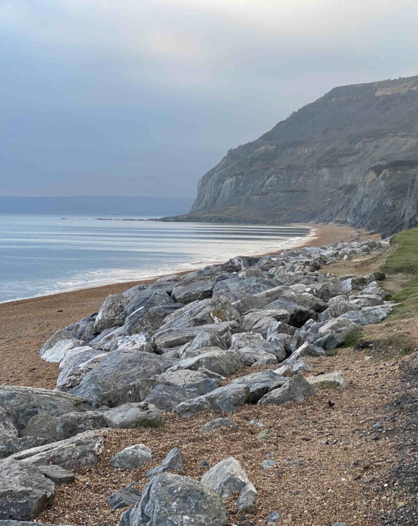 Seatown beach in Dorset